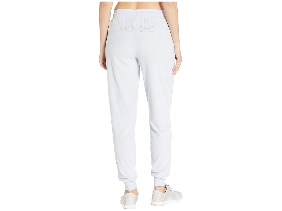 

Bebe Sport Beach Terry Jogger (Xenon Blue) Women's Clothing, White