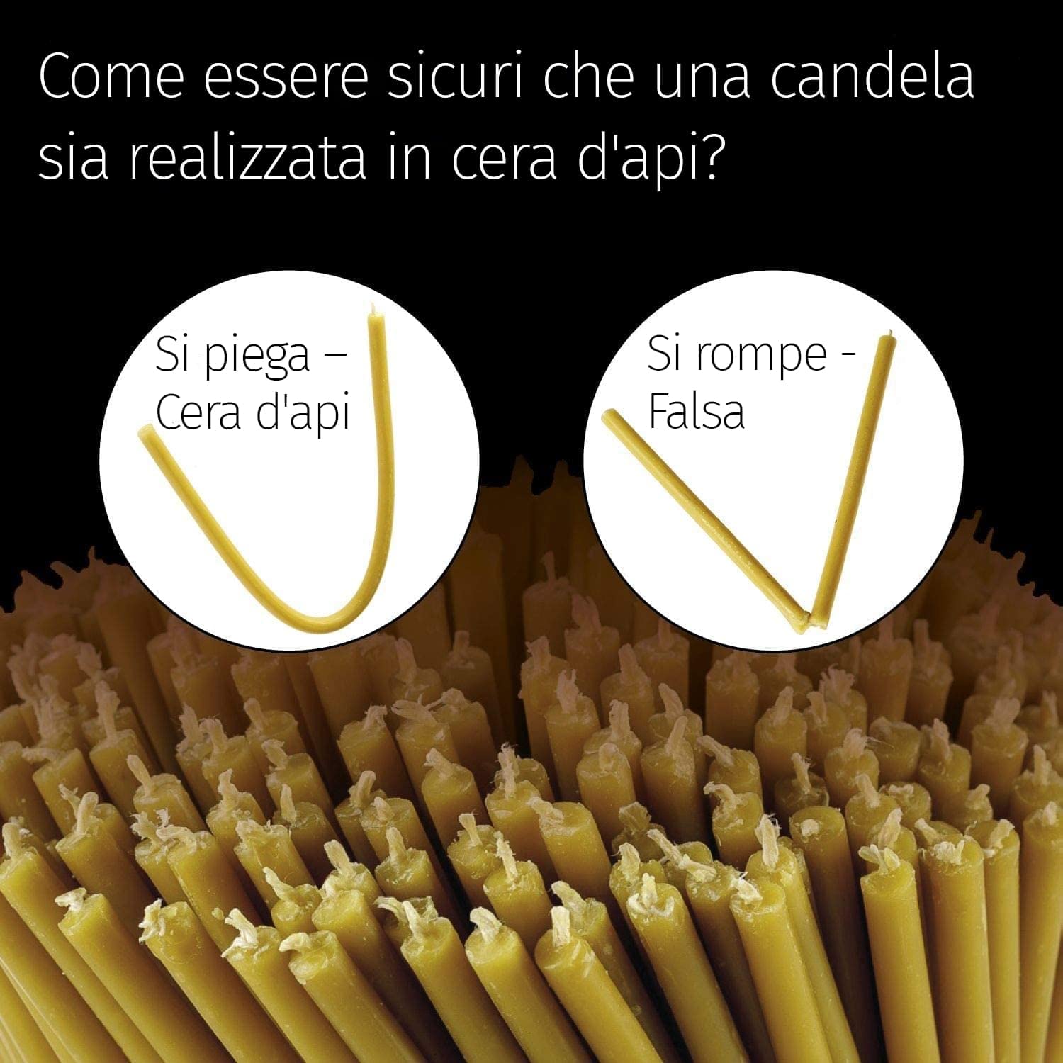 Candele In Cera D'Api Danilovo 50 Pezzi - Per Preghiere, Meditazione, Atmosfera, Profumo Di Miele - Foto 8