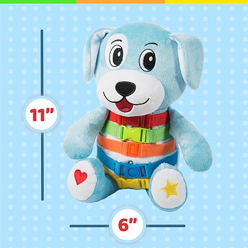 Miniatura 3 de Buckle Toys Barkley - Juguetes de peluche para perros pequeños de 1 a 3 años, juguete sensorial para desarrollar habilidades motoras finas y