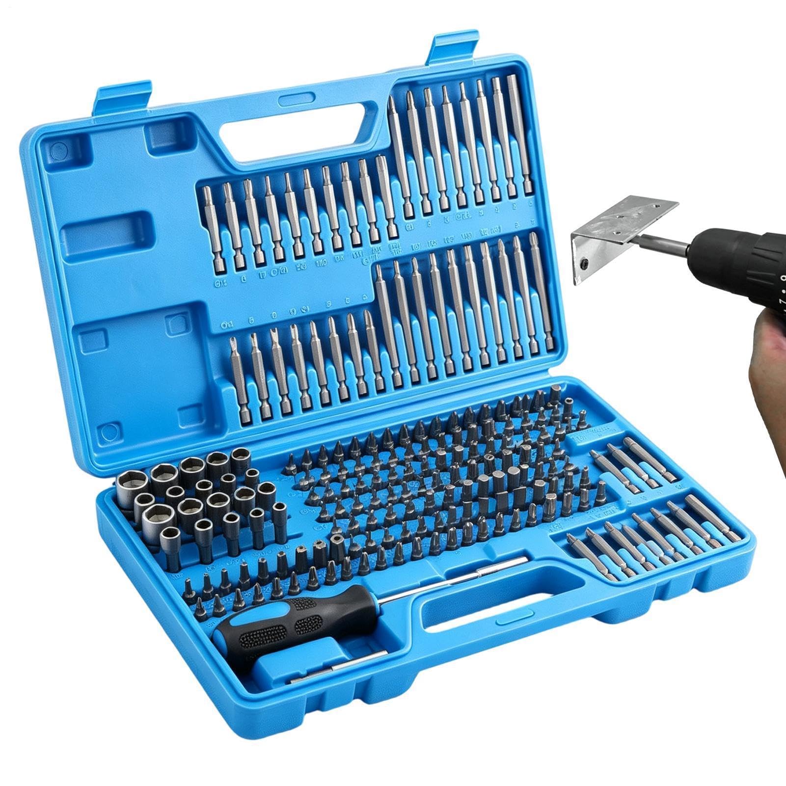 Schraubendreher-Bit-Set 6,35 mm Sechskantschaft Bit-Satz für metrische und