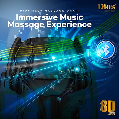 Miniatura 9 de Dios 8D AI Dual Core (4D+4D) con sistema de flotador de aire, masaje de precisión similar al humano, pista SL de 54 pulgadas, escaneo automático