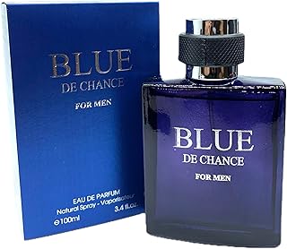 9 O'CLOCK Blue de Chance Men's Cologne 3.4 Fl. Oz. Eau de Parfum Spray