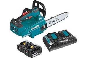 Makita Cordless Electric Chain Saw Powered by Two 18V LXT Lithium-Ion Batteries,...