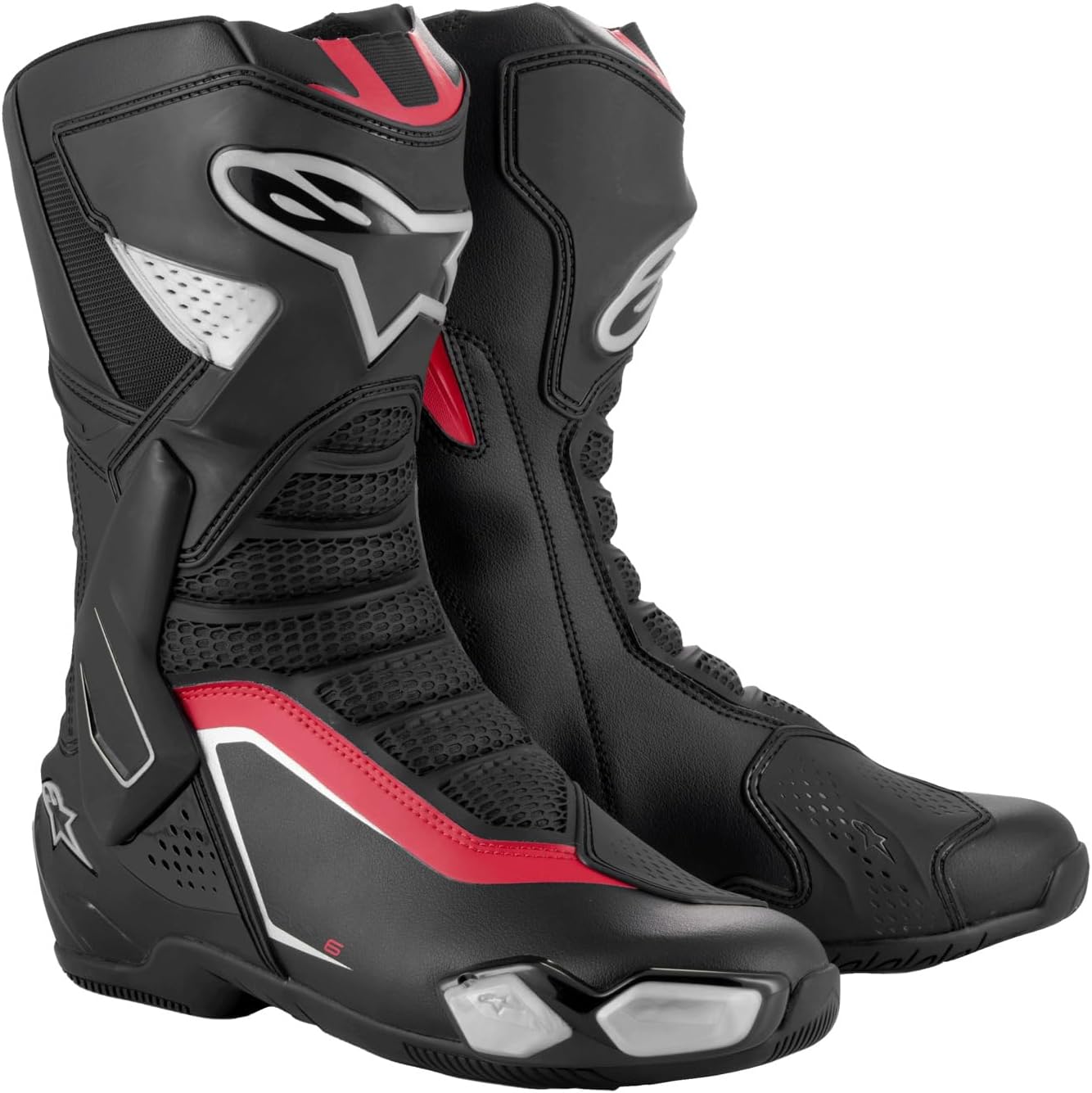 Alpinestars SMX-6 V3 Motorcycle Boots, High-Speed Protection & Comfort - CE Certified, Replaceable Toe Sliders, Enhanced Ankle Protection, Breathable & Lightweight Design - Image 2