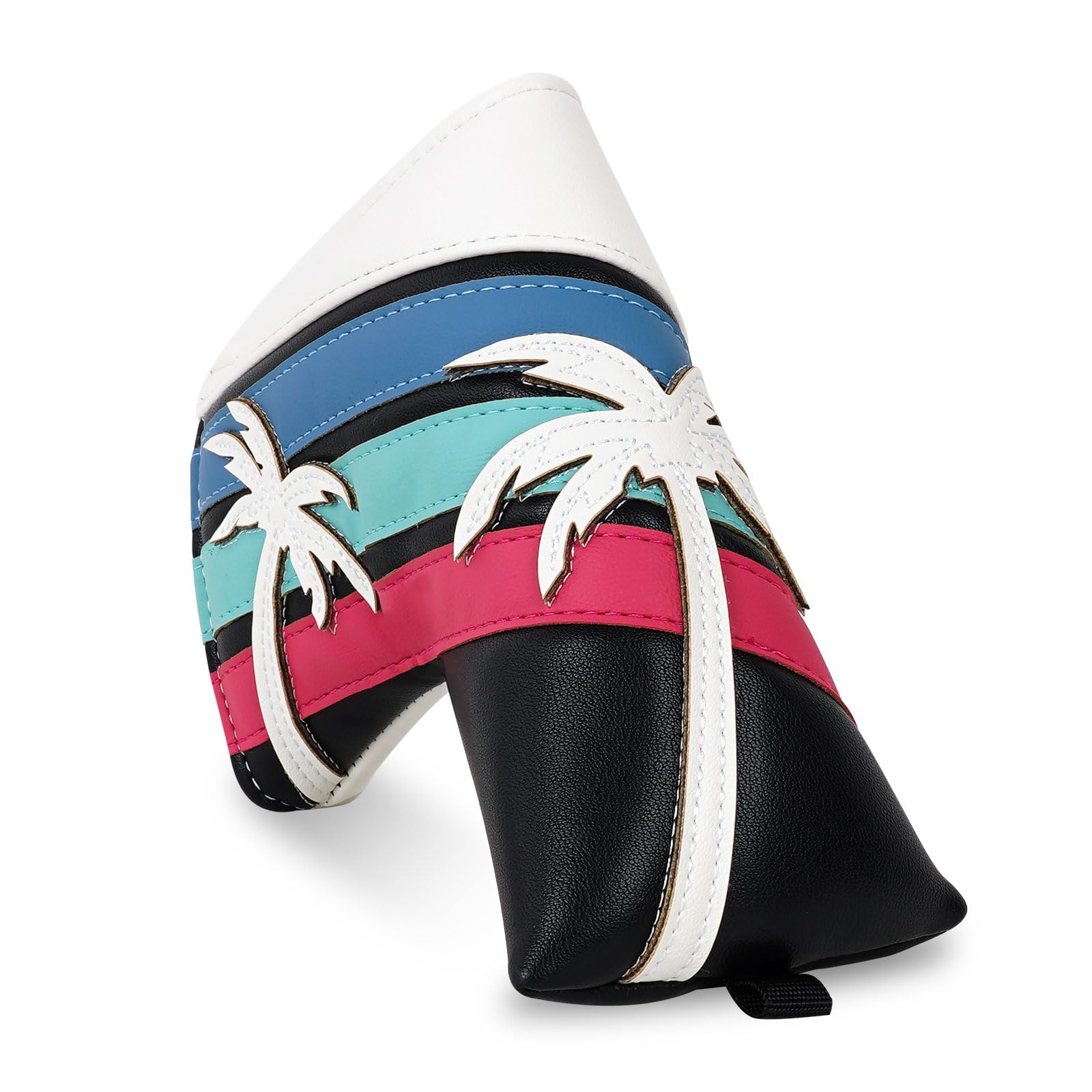 mytag Tropical Golf Headcovers, Coconut Tree Golf Head Covers for Woods and Driver, Putter Covers 3D Embroidery