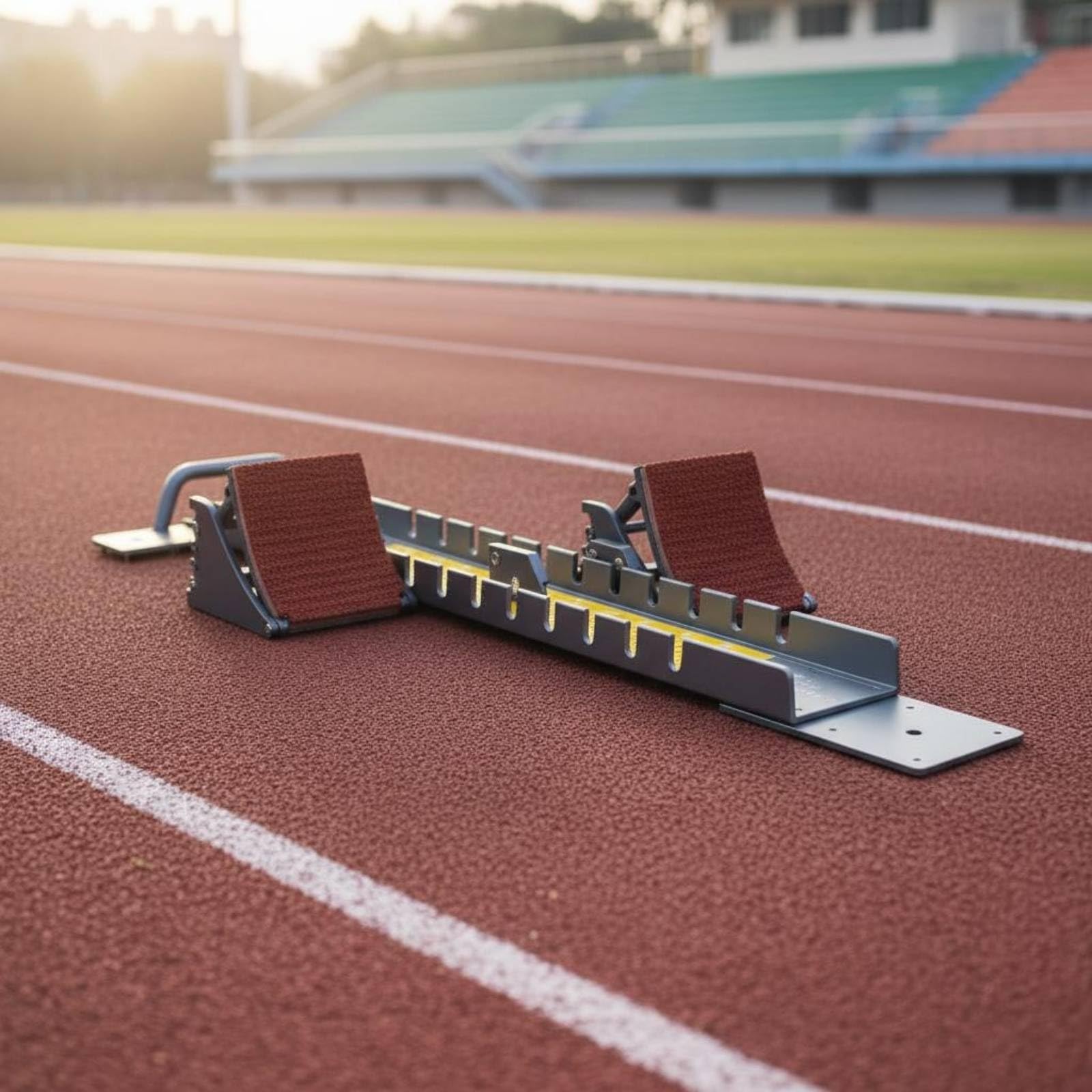 Blocco di Partenza Regolabile Antiscivolo Starting Block Regolabile Robusto Attrezzatura Sportiva per Ragazzi