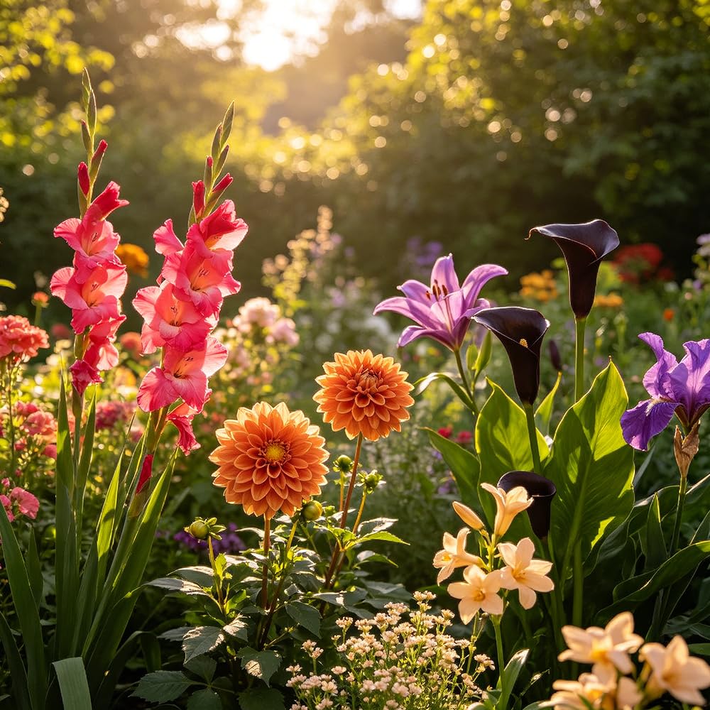 FioriRizoma multicolore - giardino balcone d'appartamento esotiche 30Bulbi