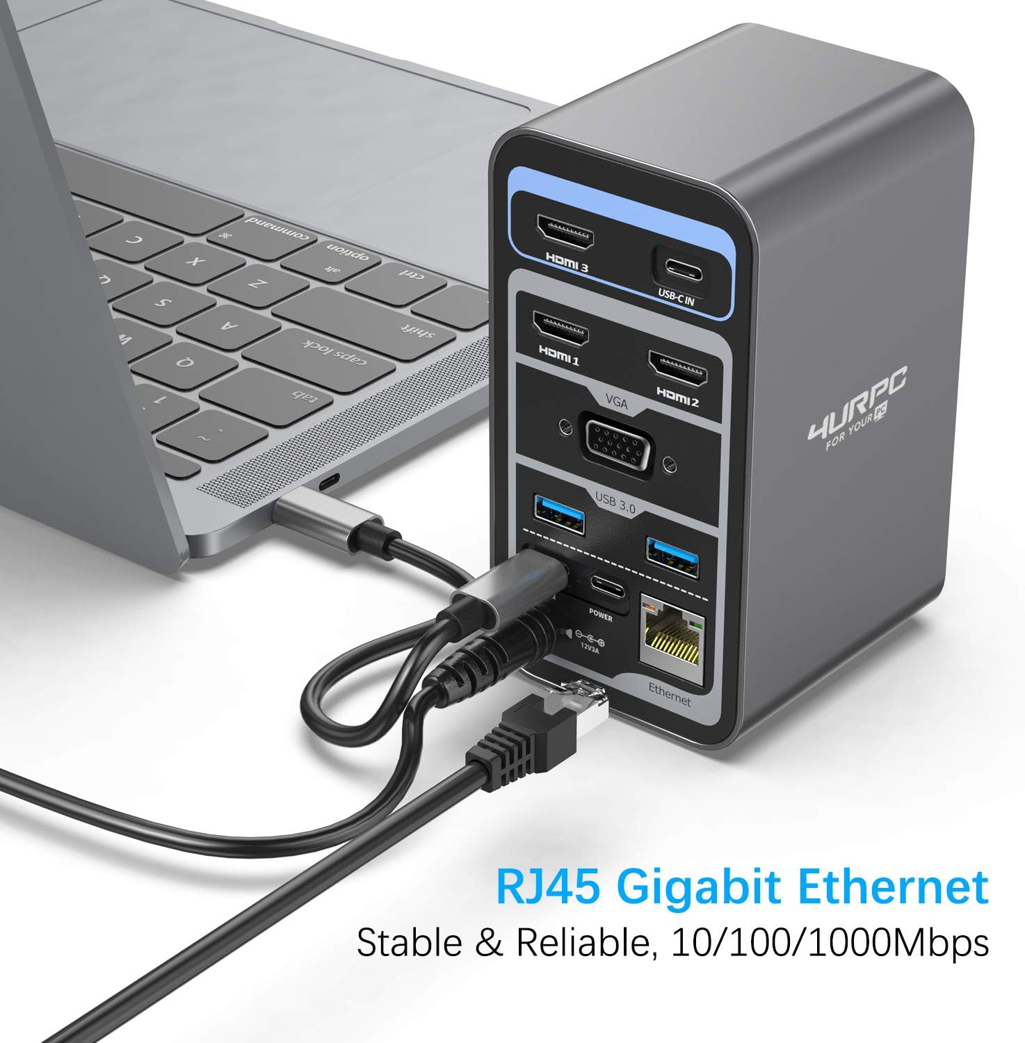 Uр Tо 60% оƒƒ USB C Dual Monitor Docking Station, Type C Dual Display HDMI Dock with USB 3.0, USB-C, LAN, 3.5mm Audio, 2 HDMI, VGA Supports Dual Display Compatible with Specific MacBook Pro/Air and Windows Laptop Blасk Frіdау Sаlе 2022 USB C Dual Monitor Docking Station, Type C Dual Display HDMI Dock with USB 3.0, USB-C, LAN, 3.5mm Audio, 2 HDMI, VGA Supports Dual Display Compatible with Specific MacBook Pro/Air and Windows Laptop