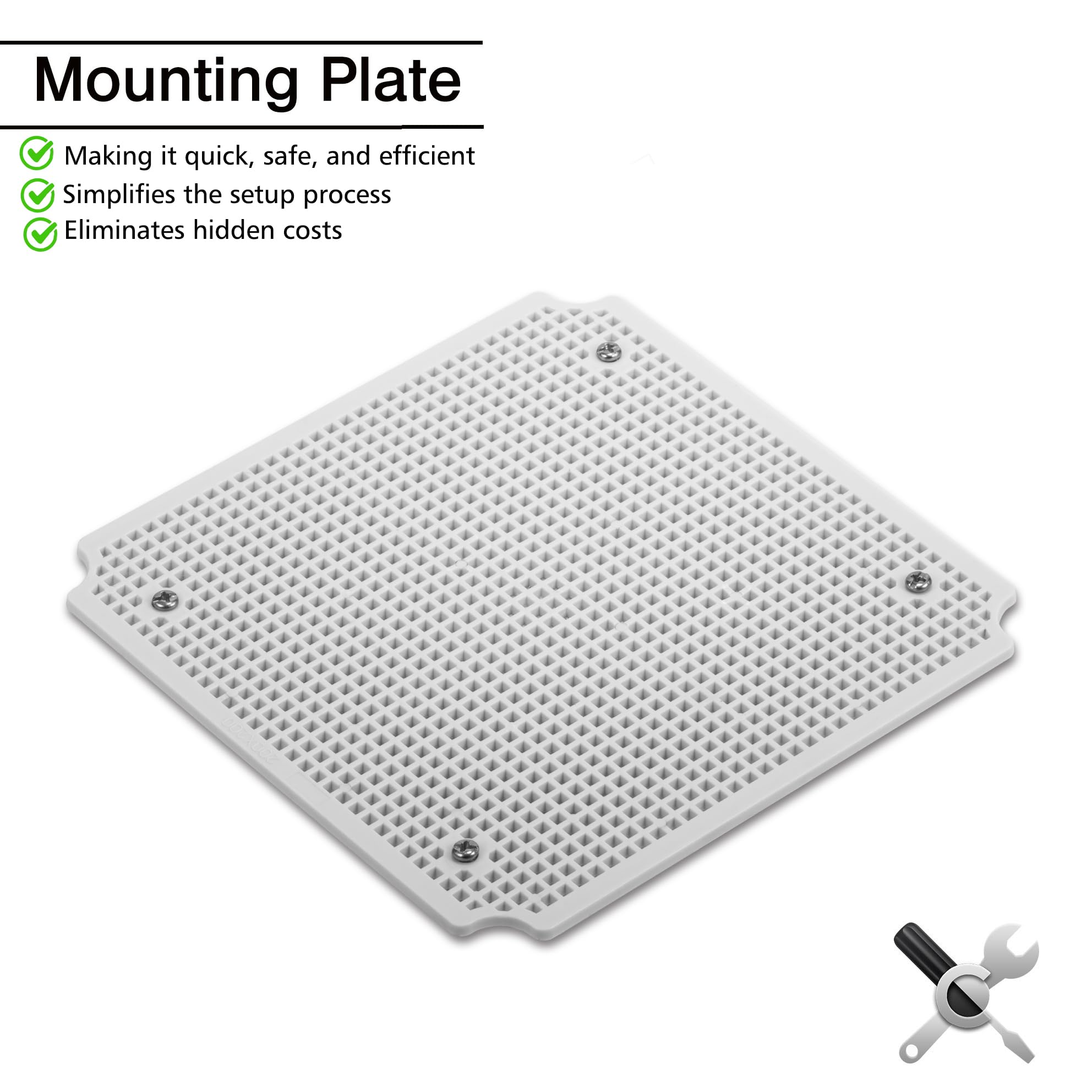 QILIPSU Caja de conexiones para exteriores, caja eléctrica de plástico ABS impermeable IP67, cubierta transparente de 200 x 200 x 130 mm, caja de proyectos resistente a la intemperie (7.9 x 7.9 x 5.1