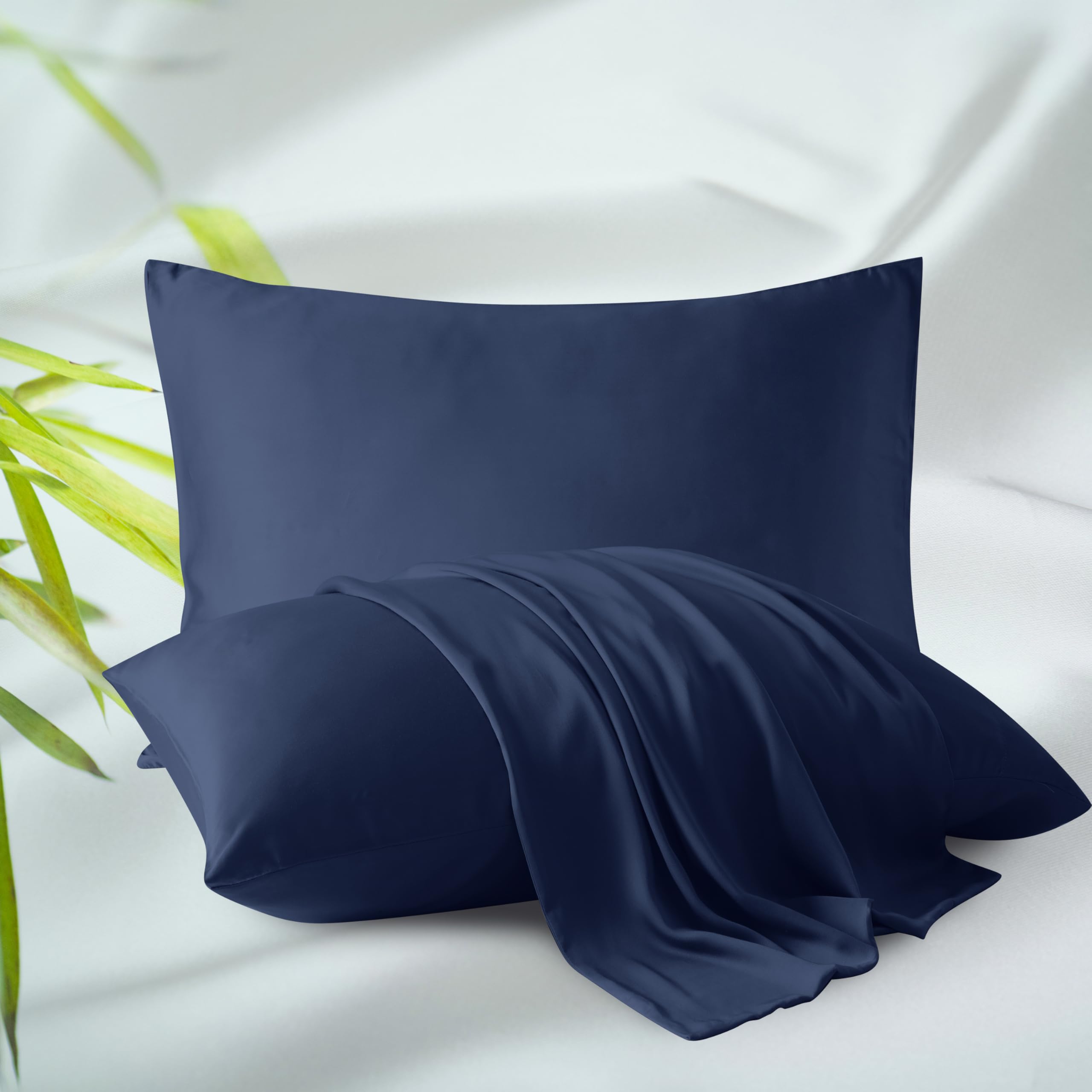 Zaizaihome Bamboo Viscose Zippered Pillow Cases