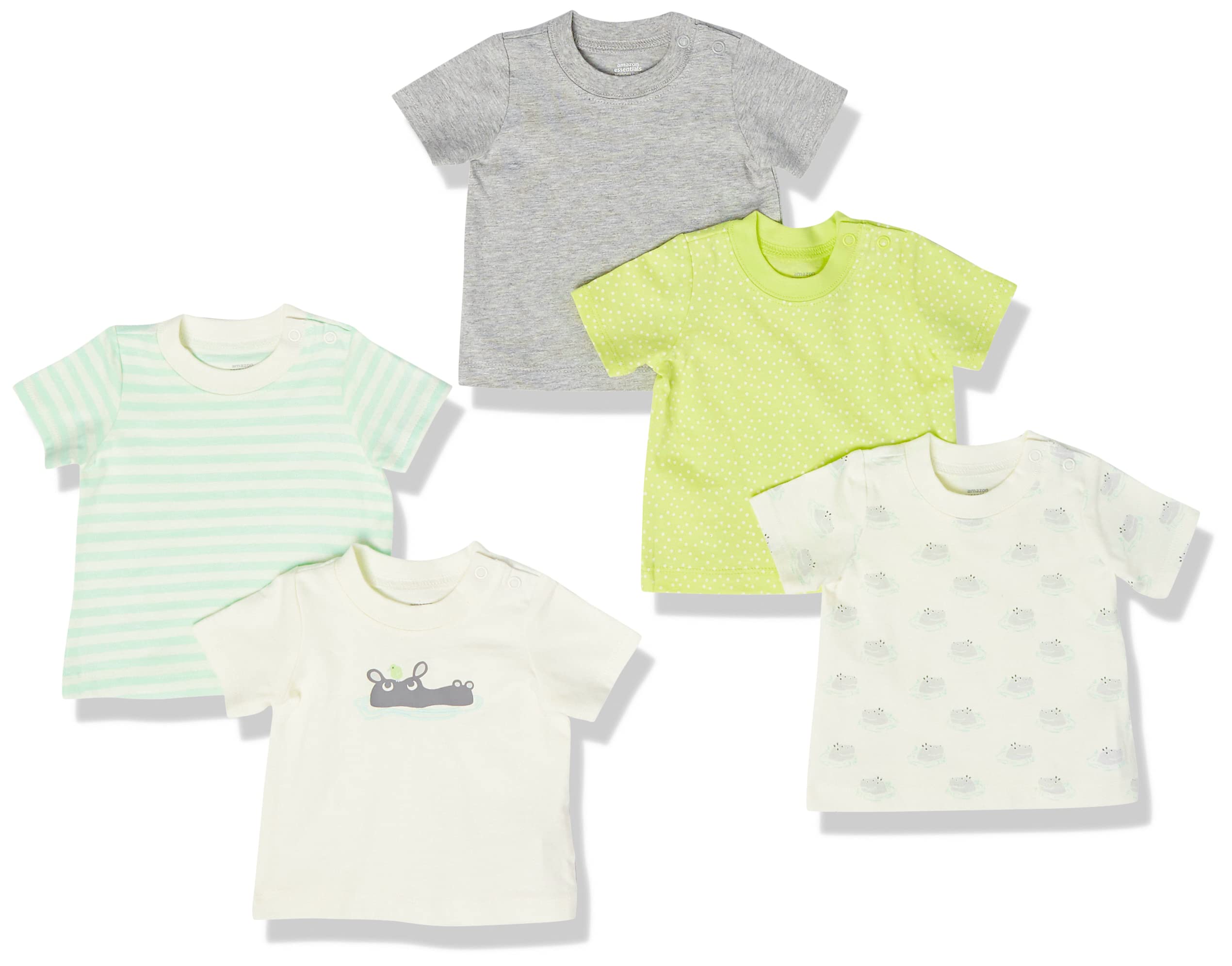 Amazon Essentials Bebé-Niños Camiseta de Manga Corta