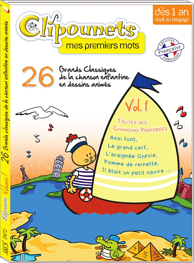 Ma Clipounethèque : les clipounets /Vol.1 [DVD]
