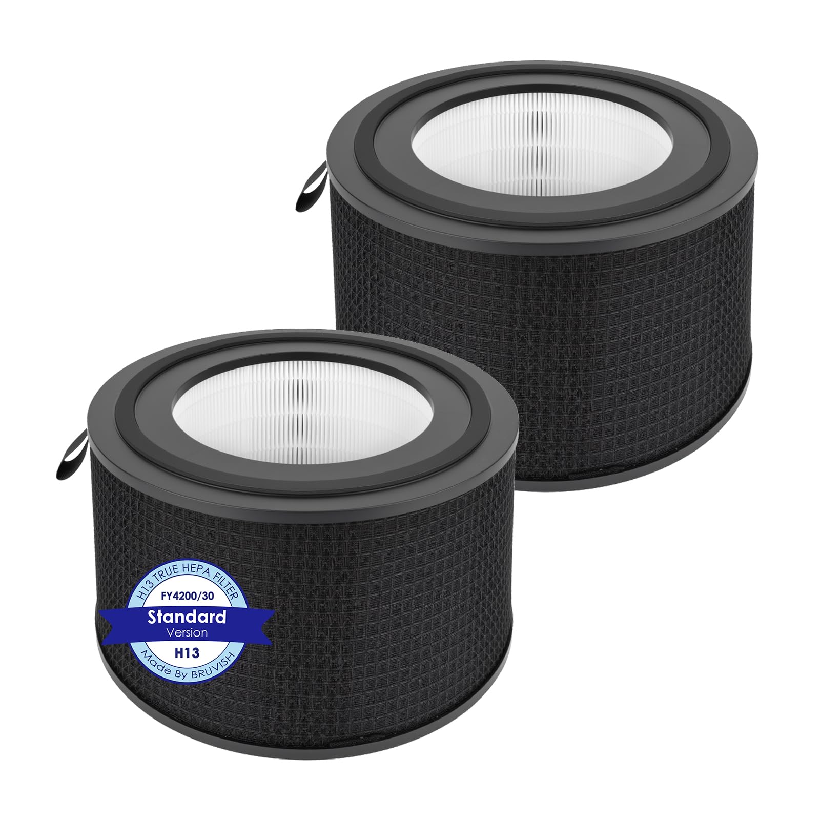 (2 pezzi) FY4200 Filtro HEPA di ricambio compatibile con i purificatori d'aria Philips serie 4200 AC4220, AC4221, AC4221/11, filtri HEPA H13 True, filtro 4 in 1, filtri a carboni attivi