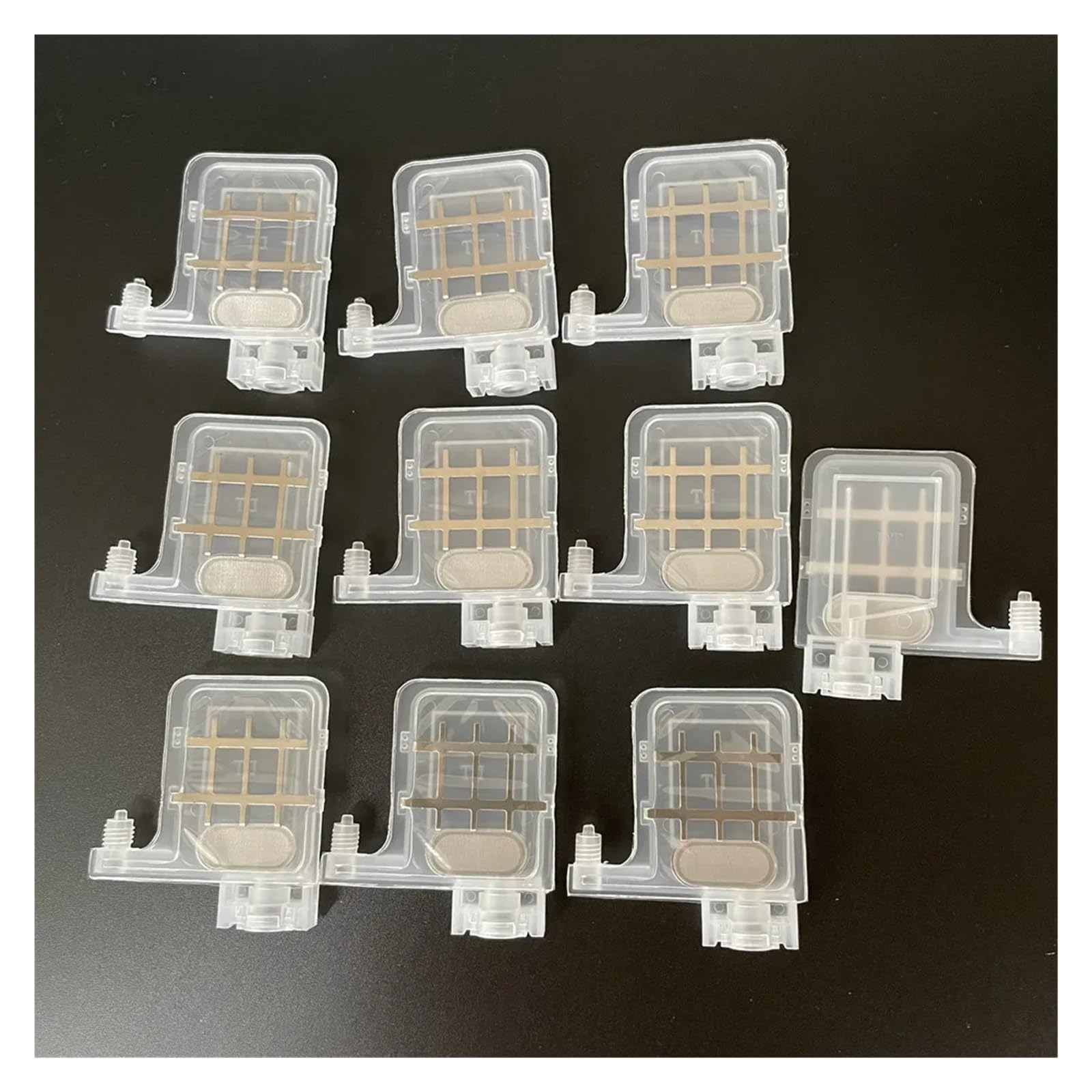 RobotCleanix 10 Pcs Ink Damper Compatible With EPSON Eco Solvent Big Damper Transparent Ink Dumper Roland DX4 DX5 DX7 XP600 4720 5113 Print Head Printer