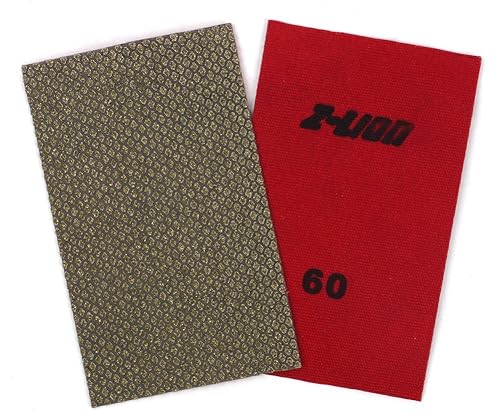 Miniatura 2 de Hojas de papel abrasivo de diamante 60 papel de lija de diamante de grano para moler cerámica de vidrio de piedra