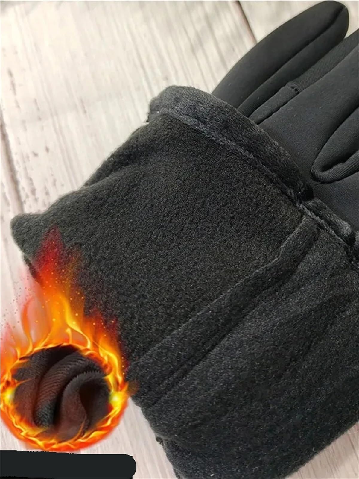 Guanti da Equitazione Guanti da Equitazione Invernali con Cerniera Caldi Guanti da Cavallo in Peluche Antivento da Donna Attrezzatura da Sci Nera Femminile per Una Presa Migliore
