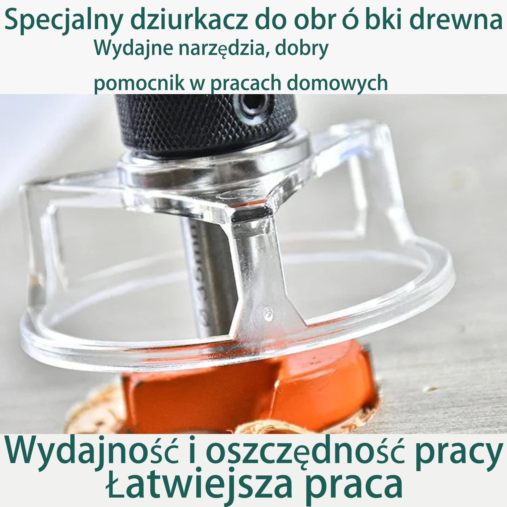 Forstner wiertło do drewna 35 mm | 3 ostrza | Osłona przeciwpyłowa | Twardy stop