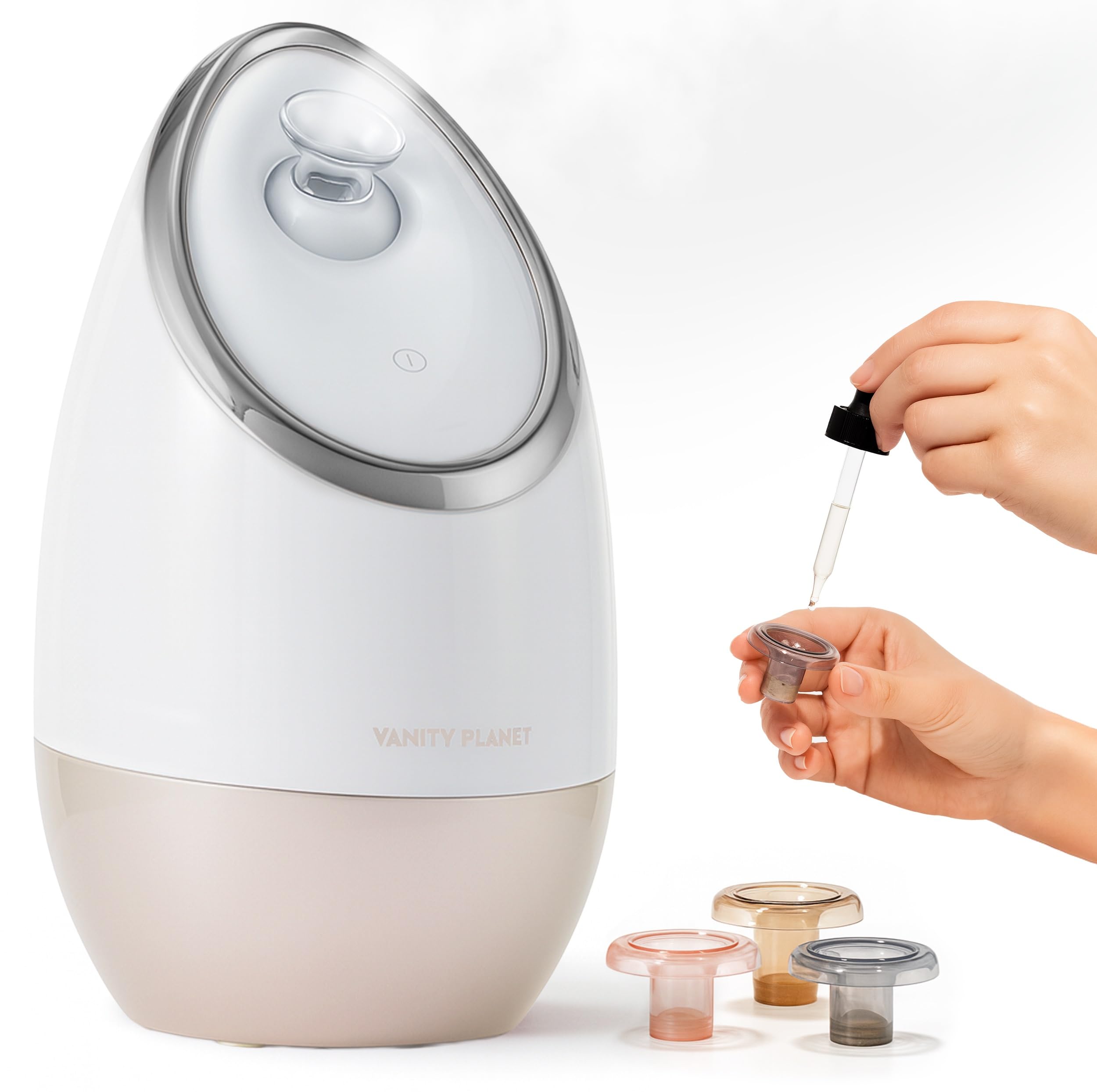 Vanity Planet Aera Ionic Facial Steamer Beige