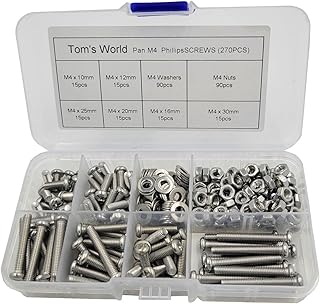 M4-0.7 x 10mm,12mm,16mm,20mm,25mm,30mm Pan He...,