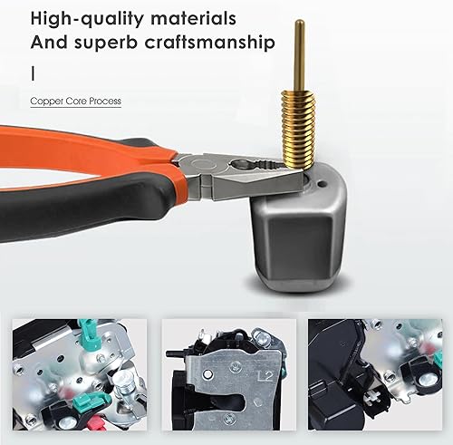 Miniatura 3 de Actuador de bloqueo de puerta trasera izquierda para lado del conductor compatible con Dodge Ram 1500 2500 3500 2008-2010 Ram 4500 5500 2003-2010,