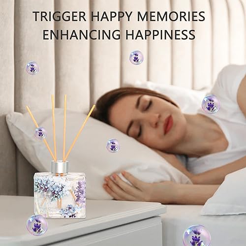 Miniatura 7 de Silverstro Difusor clásico de varillas de aroma a lavanda, 3.4 onzas, 1 unidad, para decoración del hogar, dormitorio, baño