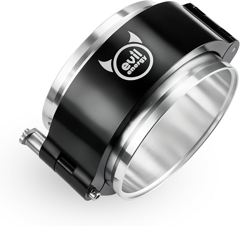Abraçadeira V-Band de alumínio EVIL ENERGY com flange para tubo de admissão e intercooler – 1 unidade