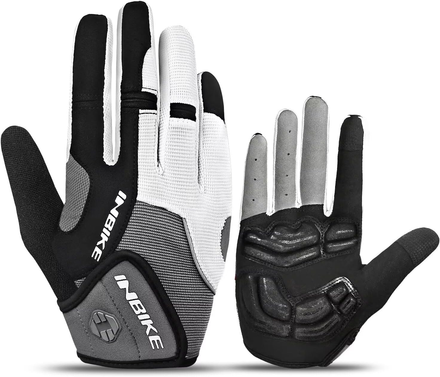 5mm Gel Padded Touch Screen Cycling Gloves MTB DH Road Glove Full Finger for Men Women