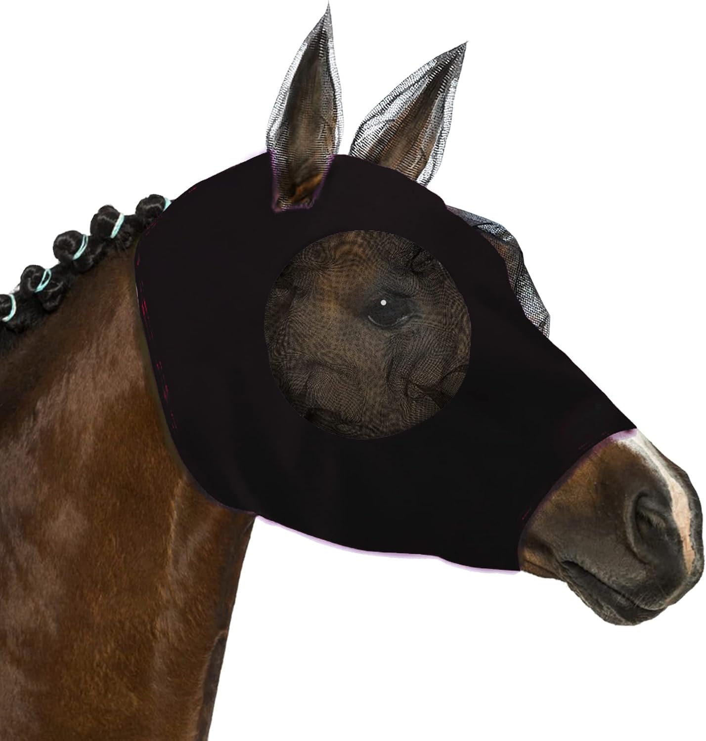 Firecos Horse Fly Mask with Ears Comfort Fit Standard