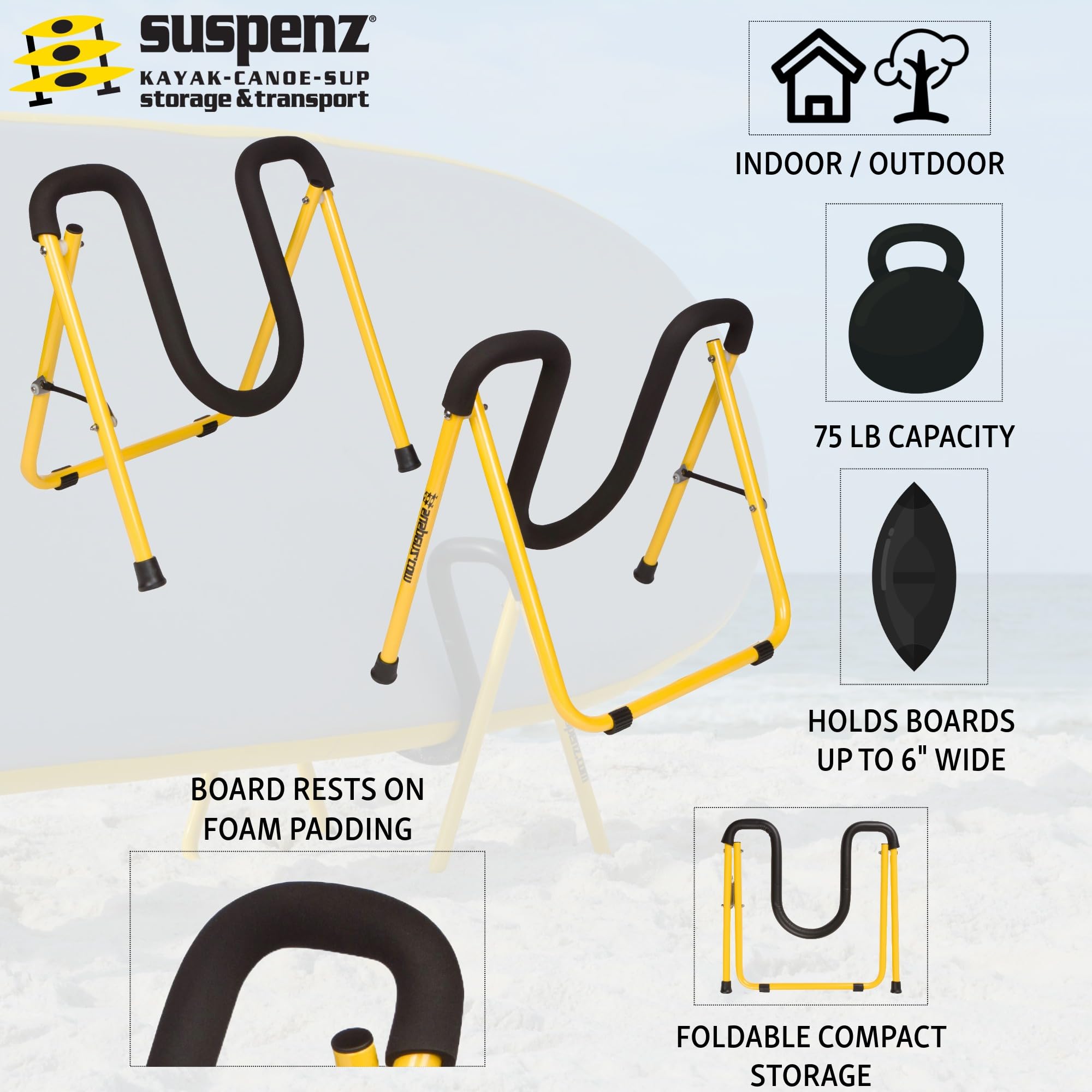 Amazon | Suspenz SUPスタンド スタンドアップパドルボード