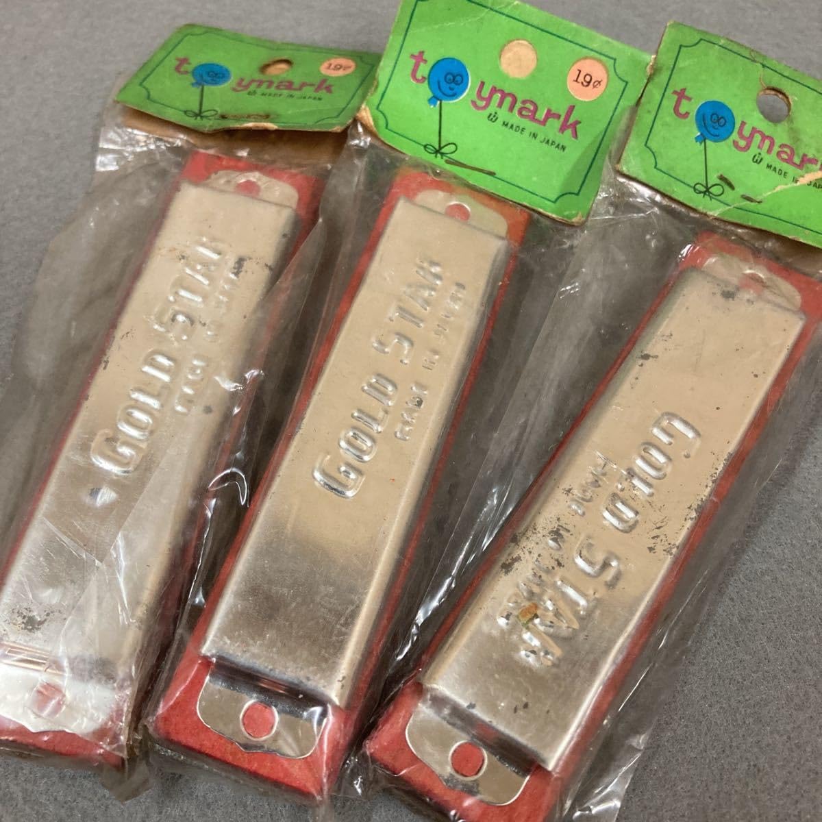 Amazon.co.jp: 昭和レトロ ミニ ハーモニカ 5個 1960年代 当時物