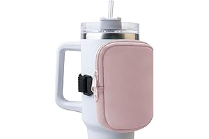 Women Tumbler Purse and Cinch Cup Belt Bag, Black Gym Accessories compatible...