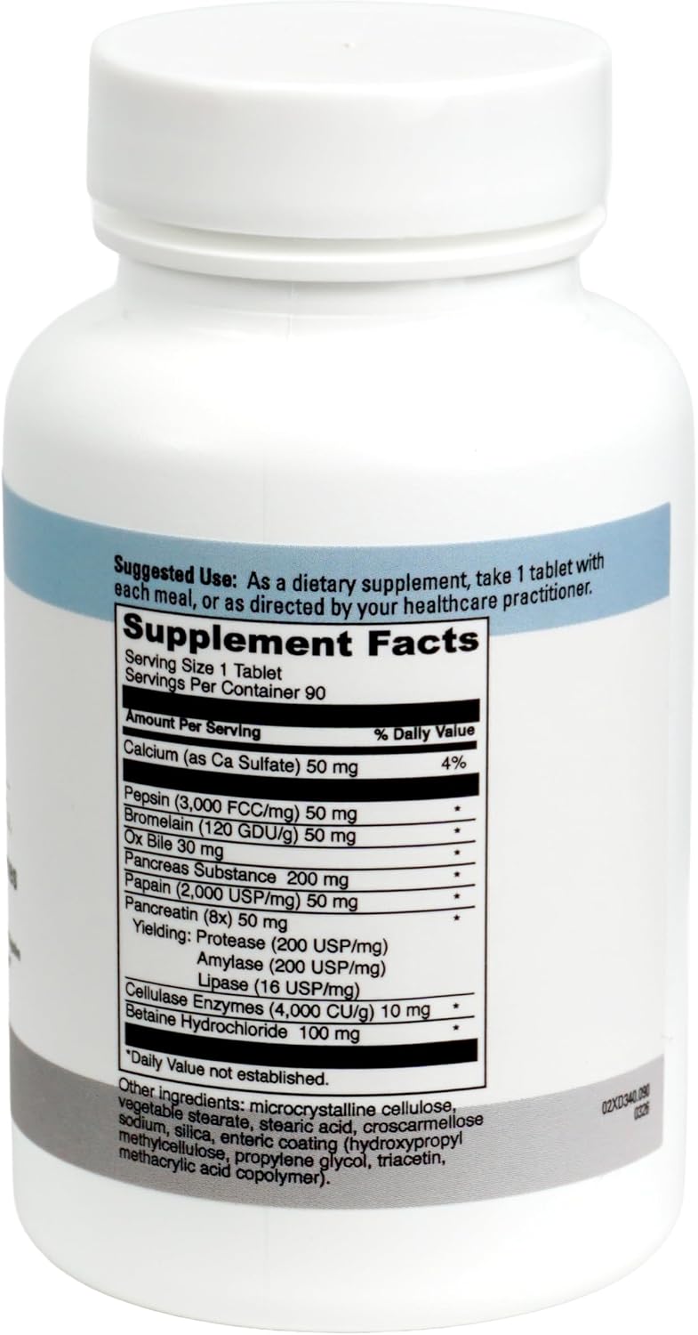 Hampton Distribution Digestive Enzymes Complete: A Premium Broad-Spectrum Formula for Gut Function and Nutrient Bioavailability. Gluten-Free & Non-GMO – 90 Tablets