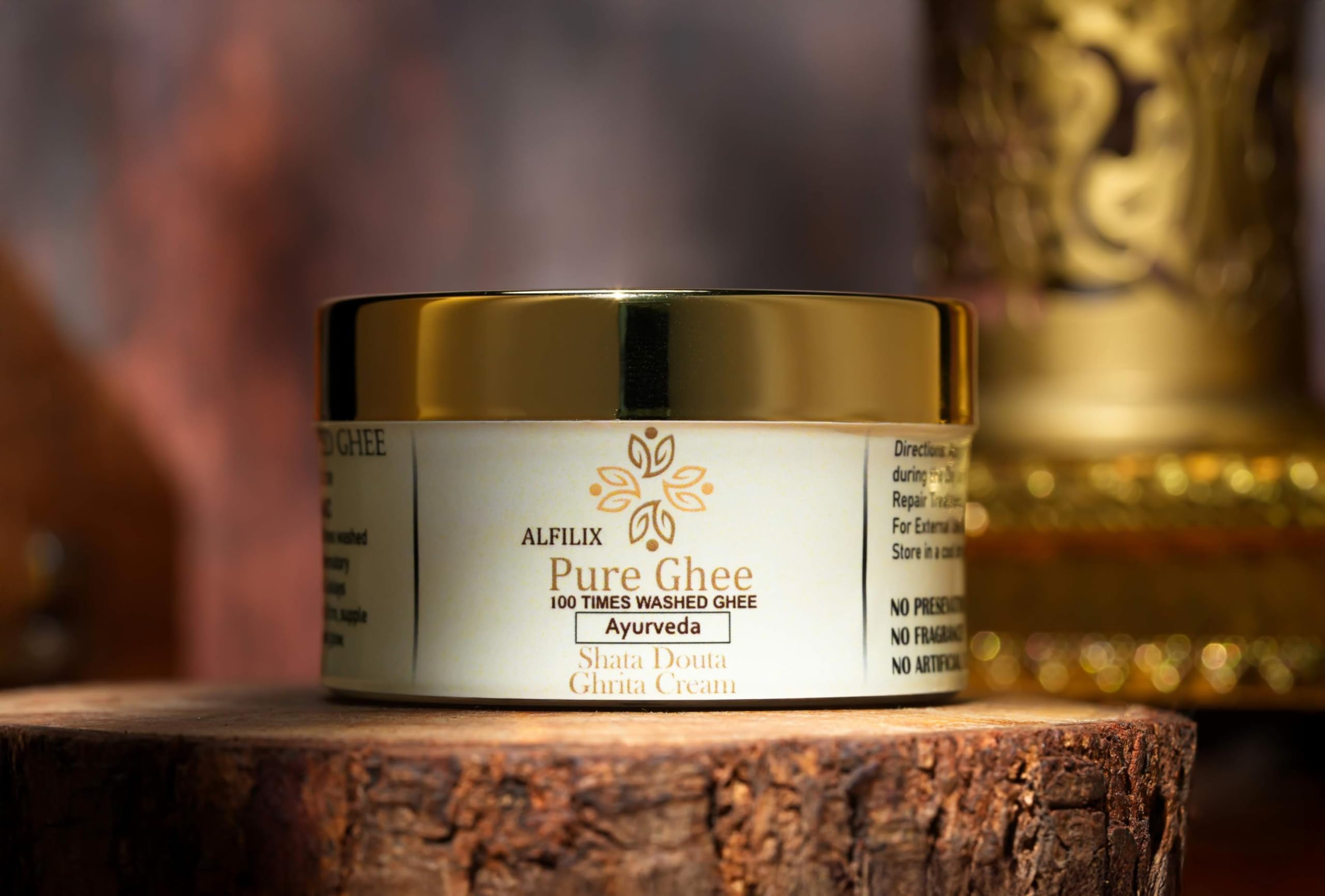 ALFILIX Pure Ghee Ayurvedic Anti Aging Night Cream, Shata Dhauta