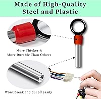 Vista 2 de Kit de herramientas de extracción de terminales de 41 piezas, herramienta de desenganche de pines, herramienta de extracción de pines, kit