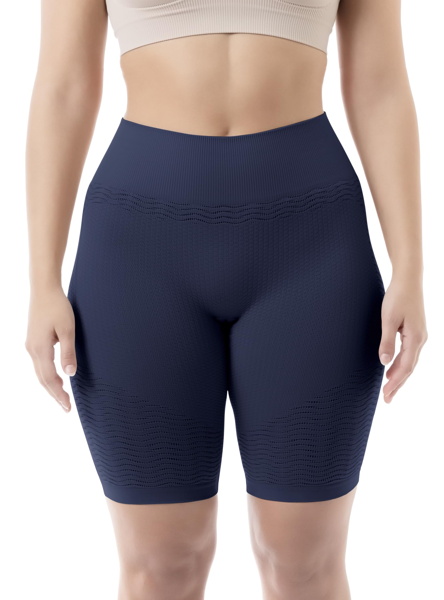 FarmaCell Anti-Cellulite Shorts Damen mit Mikromassage und FIR-Effekt, Made in Italy, 1103