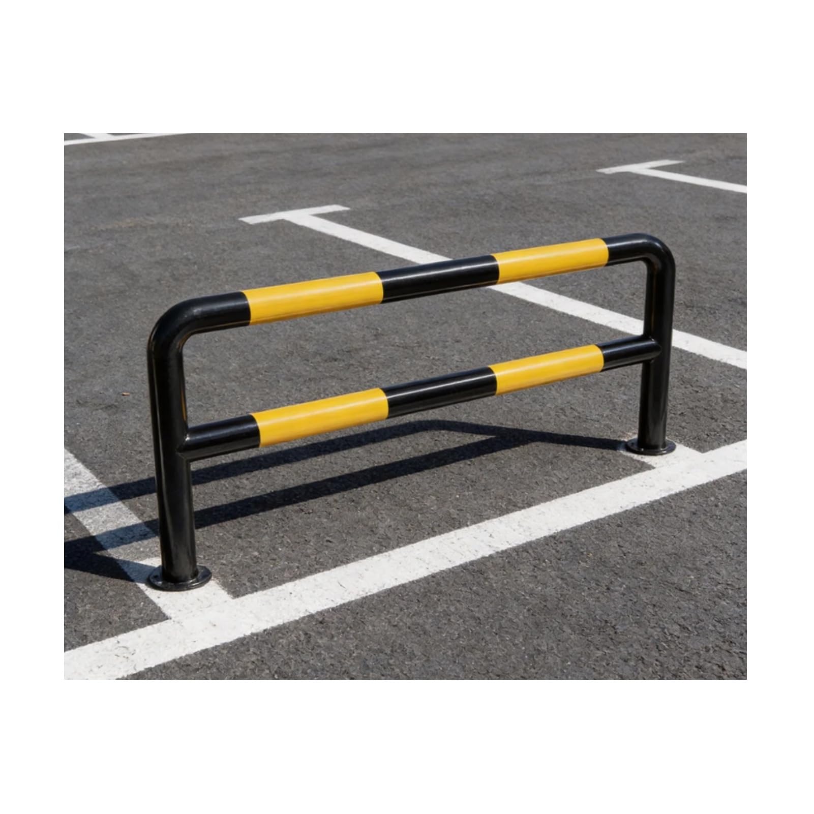 Colonna di parcheggio a doppio strato, protezione anti-collisione a forma di U, blocco paraurti di protezione, costruzione durevole per la sicurezza nei parcheggi
