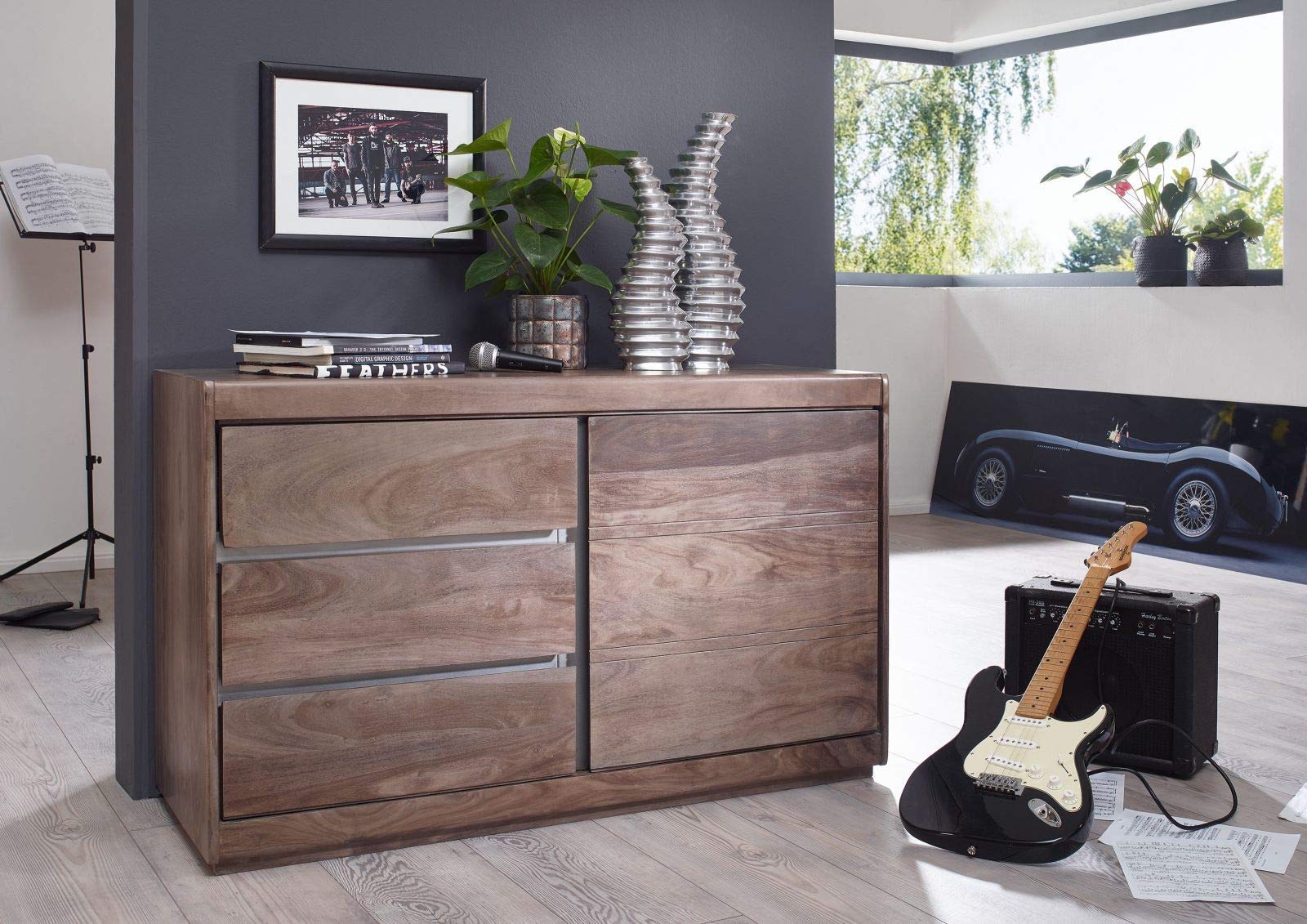 Buy G Fine Furniture Solid Wood Sideboard for Living Room