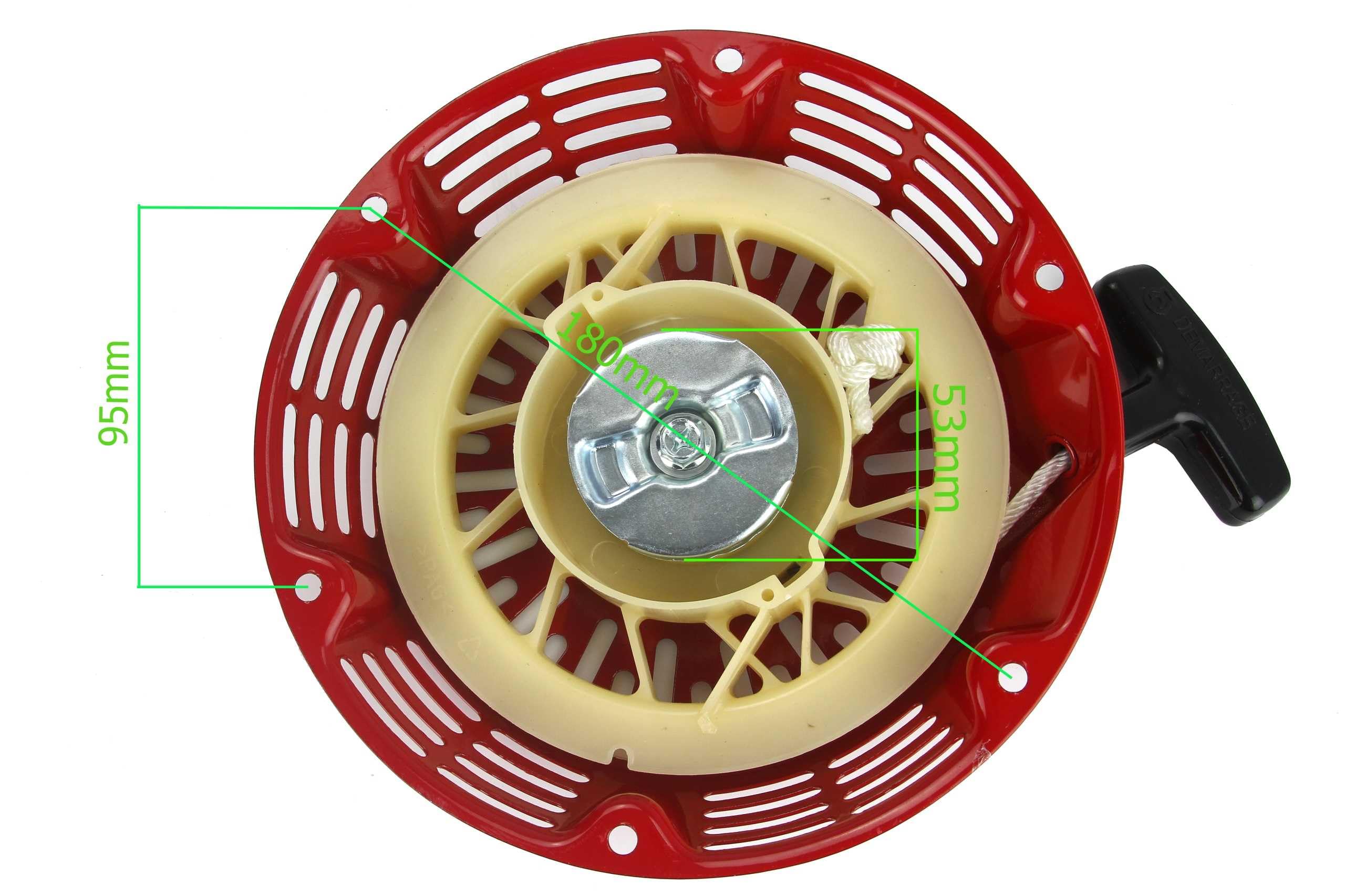 Starter Gruppo Avviamento a strappo per Generatore con motore a scoppio 9CV Honda GX270/240
