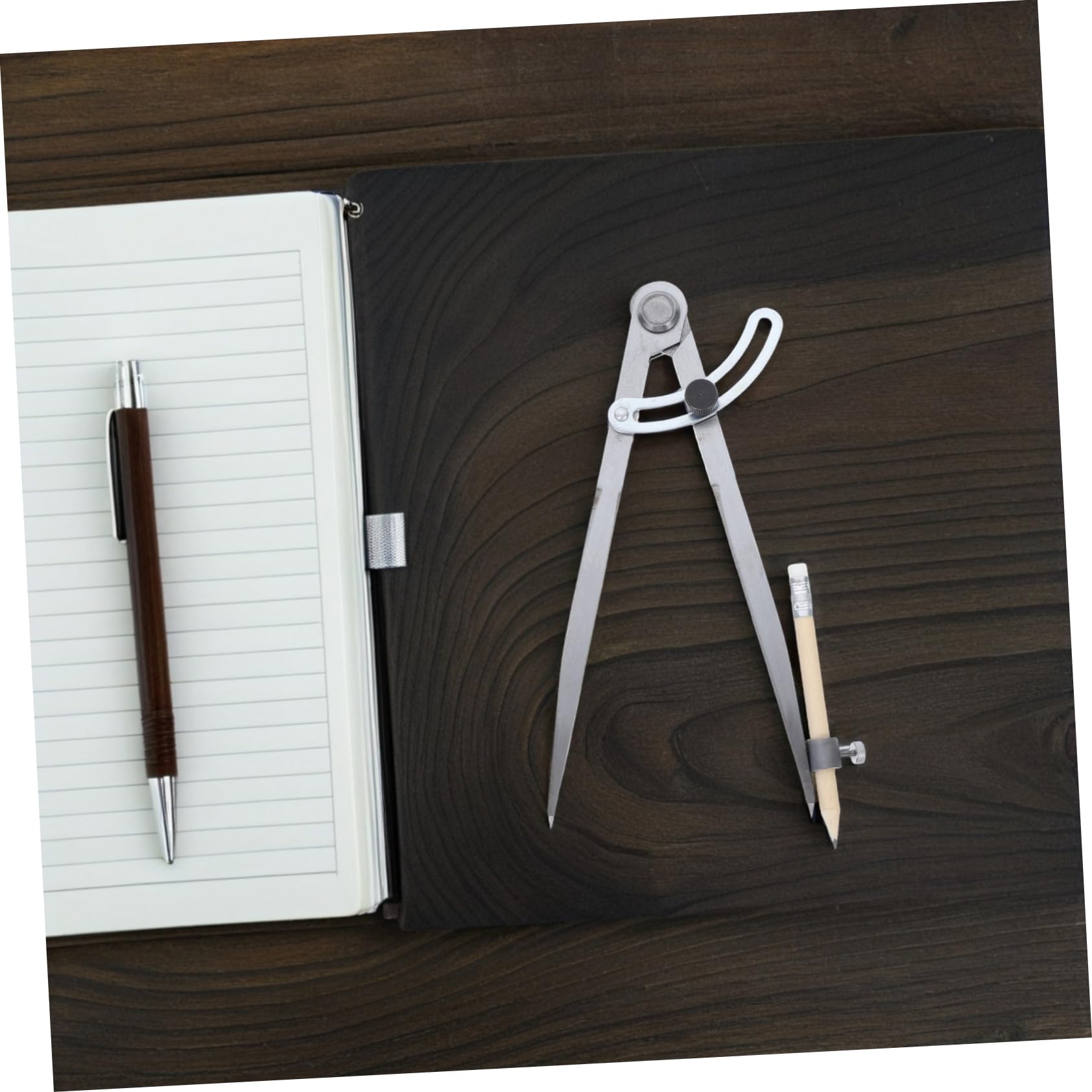 1 Set Compasso Ad Ala Con Portapenne Compasso Per Lavorazione Del Legno Per Disegno Di Precisione Geometria Carpenteria Strumenti Di Misurazione Accurati