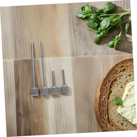 piping tip 4-Piece Set Cake Piping Tips Set Stainless Steel Puff Cream Nozzles Icing Piping Tip DIY Donut Pastry Syringe Cupcake Desserts