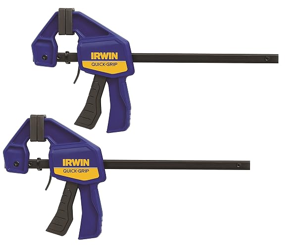 IRWIN T5462EL7 Quick-Grip Kompakt-Einhandzwinge 150 mm mit LED-Anzeige