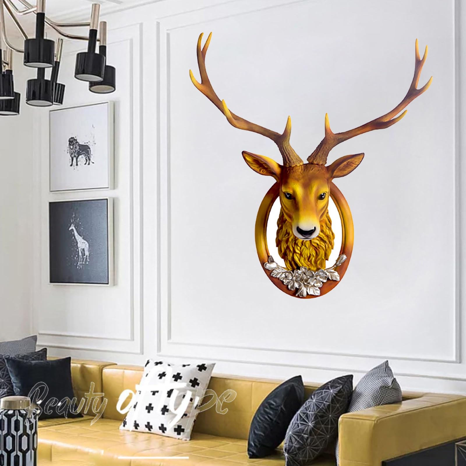 鹿の毛皮 壁掛け装飾 鹿の毛皮 壁掛け装飾 鹿の毛皮 壁掛け装飾 【公式通販】