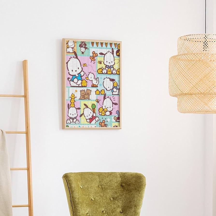 ぽにこ【A1429】ダイヤモンドアート 6点