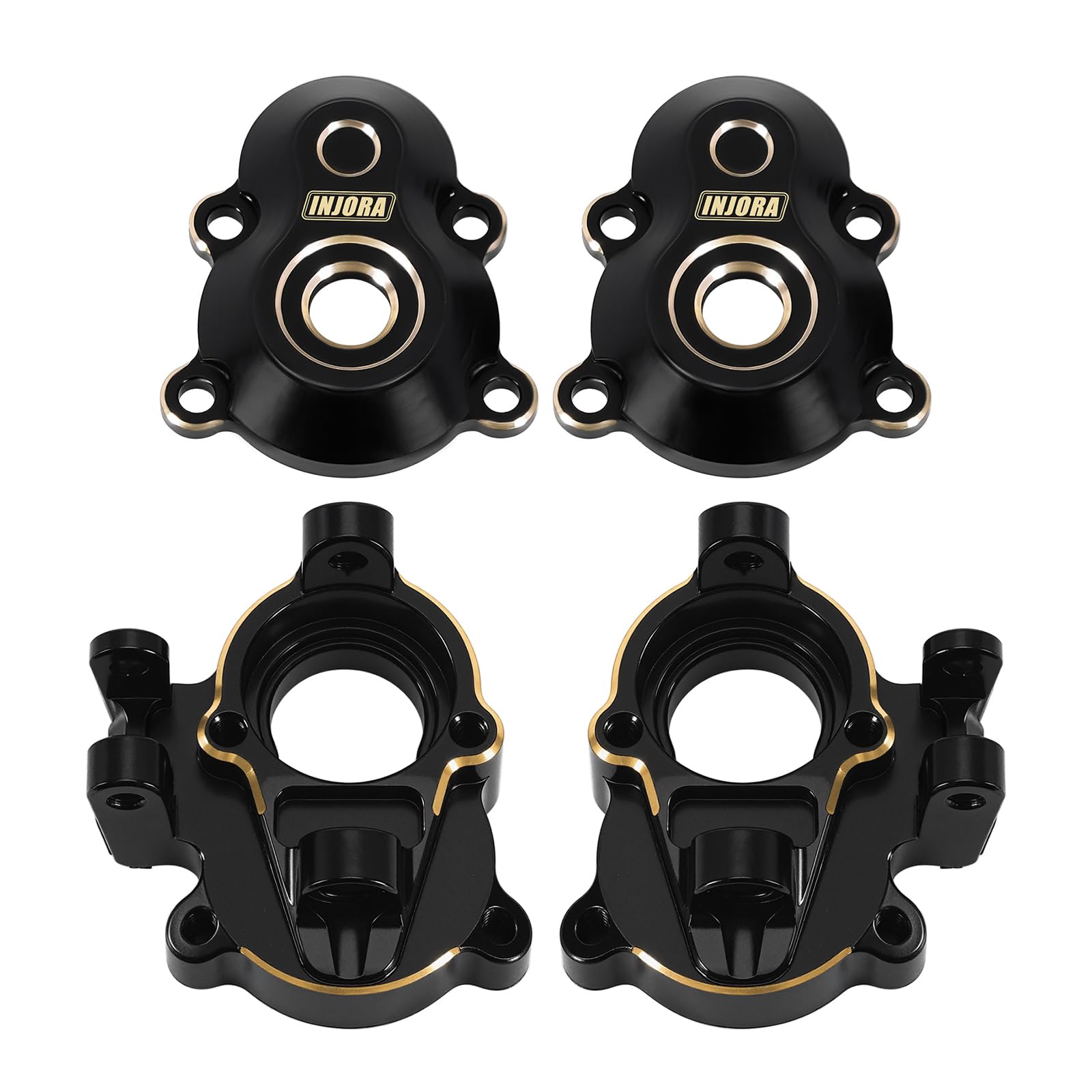 Amazon.com: INJORA Brass Steering Knuckles and Cup for 1/18 Redcat