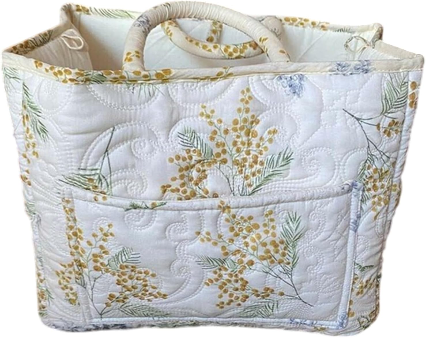 Vivienne WK3468Y1 Basket, 12.2 x 9.8 x 9.8 inches (31 x 23 x 25 cm), White Beige, Mimosapu Lantern Series, Trinket Box