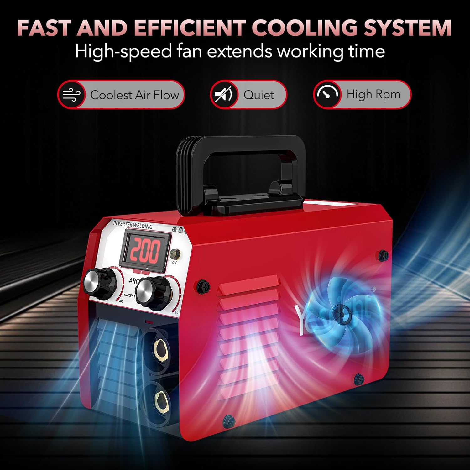 Welding Machine 200A 110V Portable Welder Machine, IGBT Inverter Stick Welder with Hot Start Arc Force Anti-Stick, for Beginners and Professionals Welder
