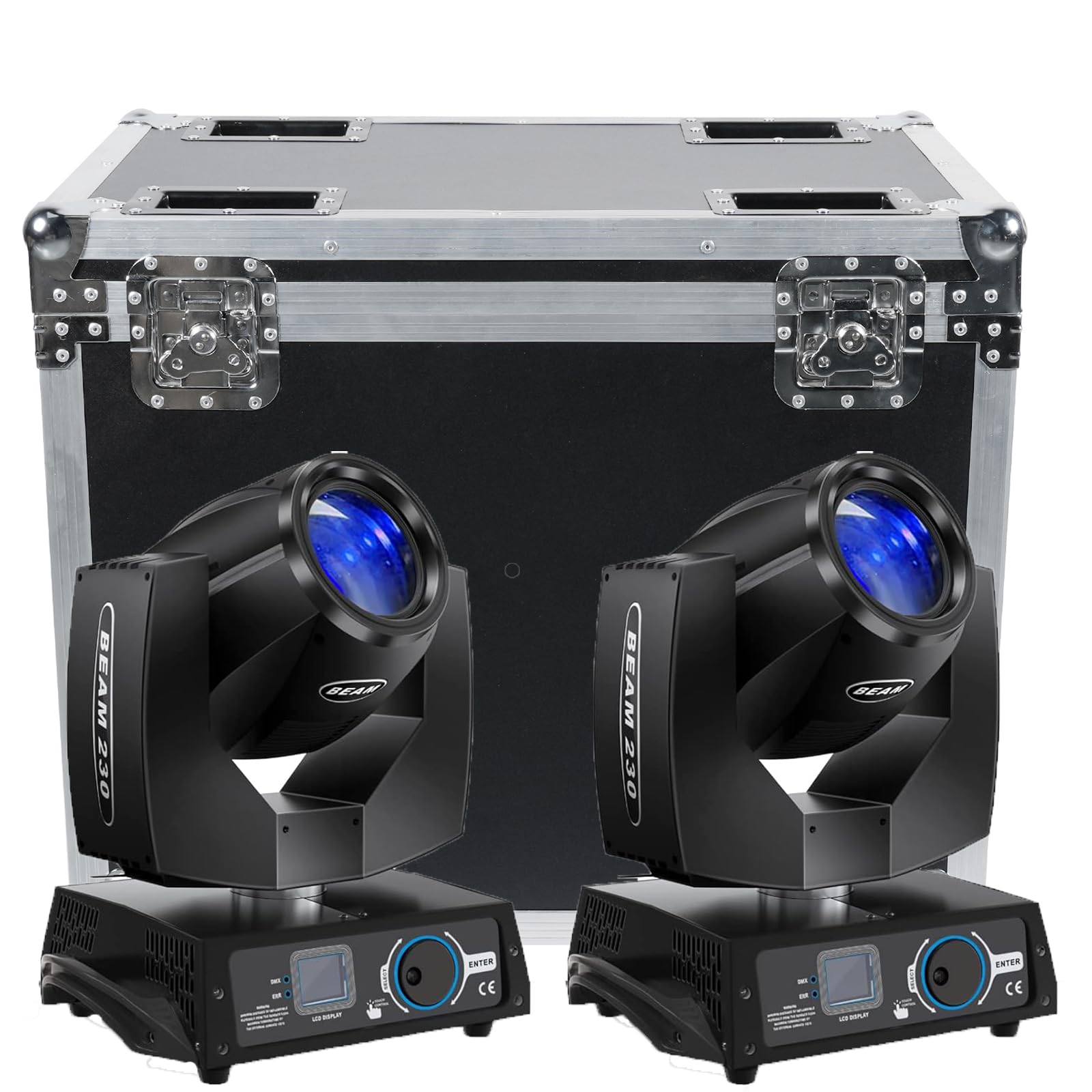 Flightcase avec roues 2 in1 Flight Case pour Lyre 230W 295W 7r beam moving head Lumière（ZQ02244 /ZQ02346)