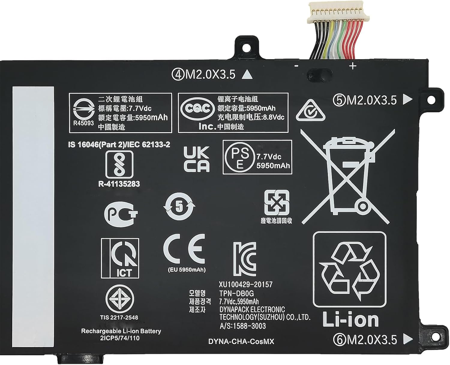 MC02XL MR02XL HSTNN-DB9E TPN-DB0G L46601-005 Batería de Ordenador portátil