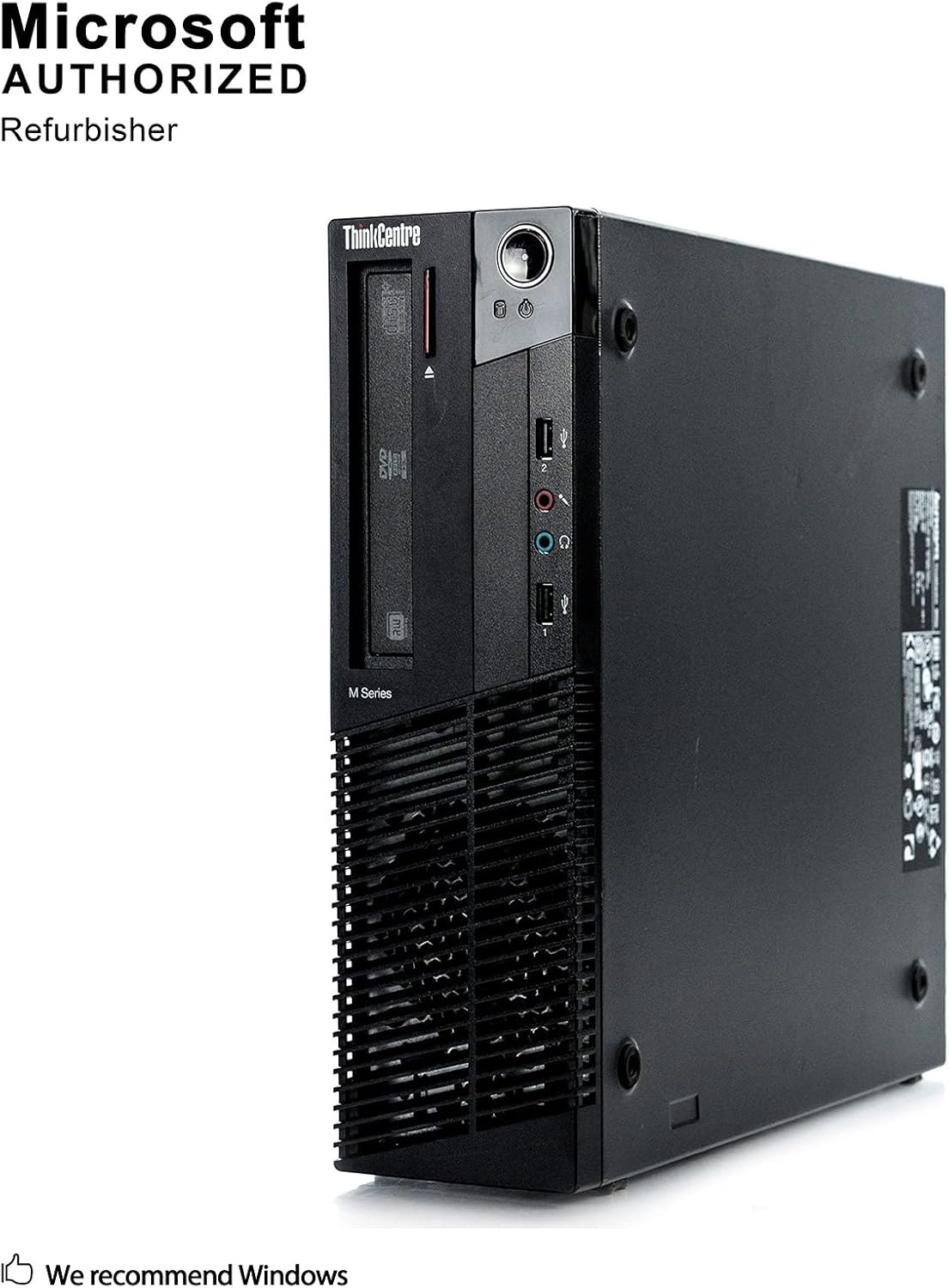 Lenovo Think Center M81 SFF Desktop Computer, Intel Quad Core I5-2400 3.1GHz up to 3.4GHz, 12GB DDR3 RAM, 2TB HDD, DVD, WIFI, BT 4.0, HDMI, VGA, Display port, W10P64 (Renewed)