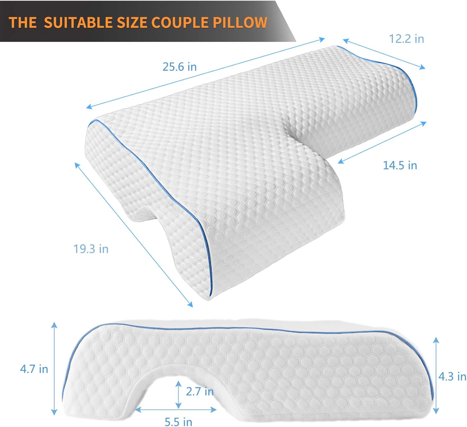 Super Sale ๐ EMOSEONY Couples Pillow,Cuddle Pillow for Couples,Memory Foam Anti Pressure Arm Pillow for Adults,Arched Cuddle Cervical Pillow for Neck Pain Relief,Anti Pressure Arm Pillow for Side Sleepers (Left) Super Deal Product EMOSEONY Couples Pillow,Cuddle Pillow for Couples,Memory Foam Anti Pressure Arm Pillow for Adults,Arched Cuddle Cervical Pillow for Neck Pain Relief,Anti Pressure Arm Pillow for Side Sleepers (Left)